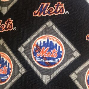 Mets vintage tie silk RM Sport Ralph Marlin & Co 1999 nostalgic